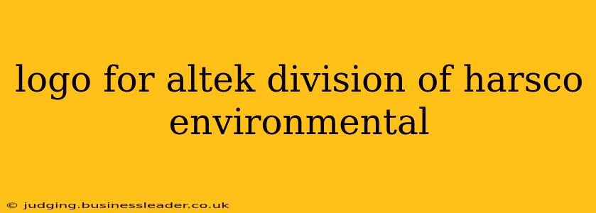 logo for altek division of harsco environmental