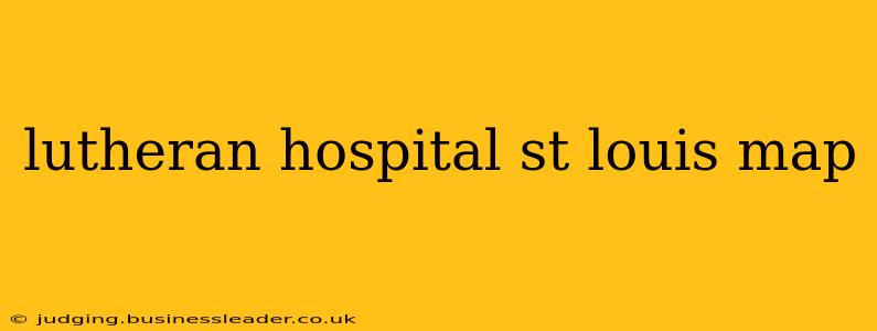 lutheran hospital st louis map