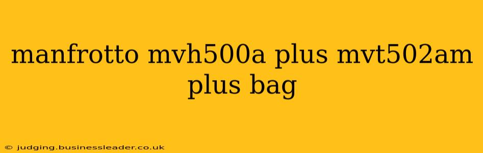 manfrotto mvh500a plus mvt502am plus bag