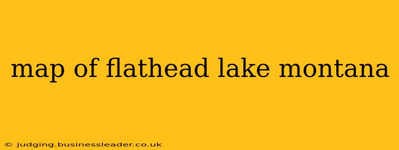 map of flathead lake montana