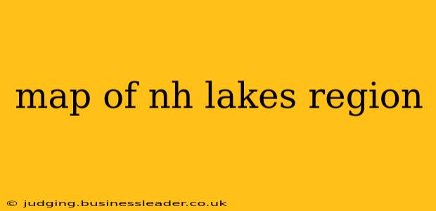 map of nh lakes region