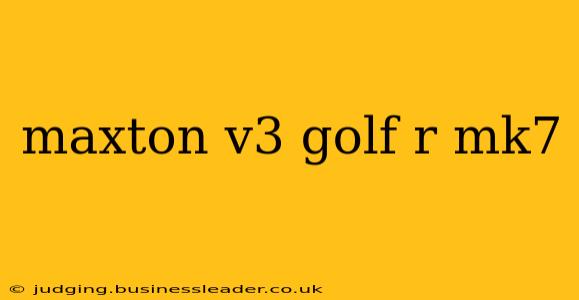 maxton v3 golf r mk7