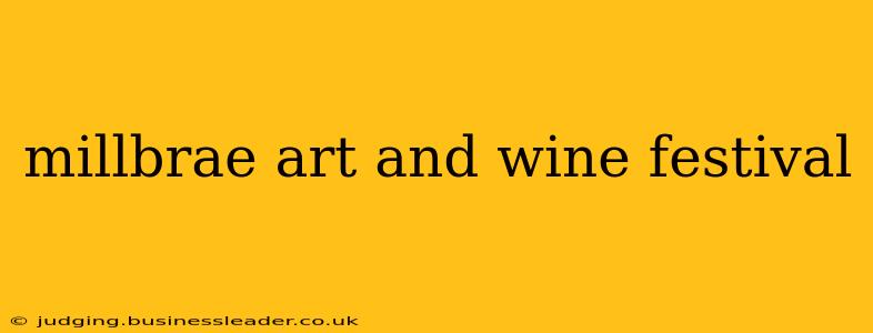 millbrae art and wine festival