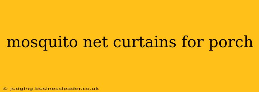 mosquito net curtains for porch