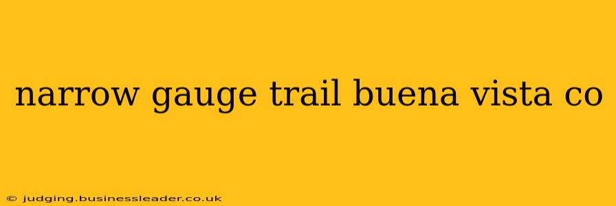 narrow gauge trail buena vista co