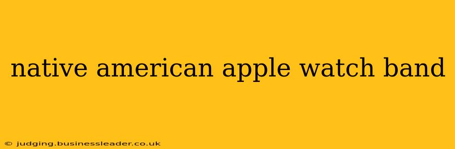 native american apple watch band
