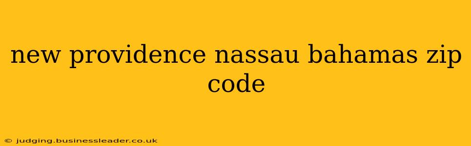 new providence nassau bahamas zip code