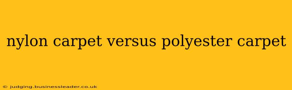 nylon carpet versus polyester carpet