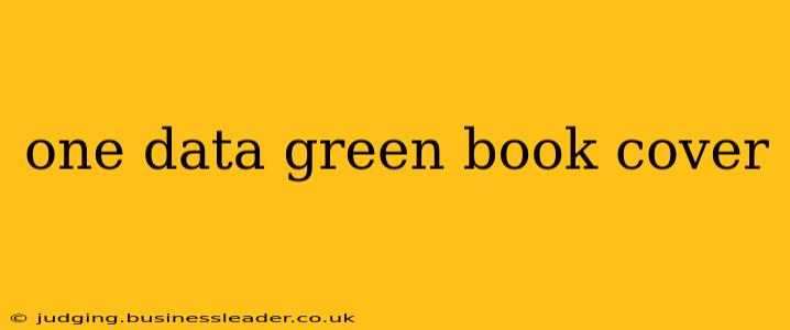 one data green book cover