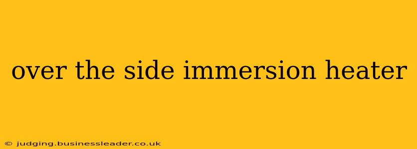 over the side immersion heater