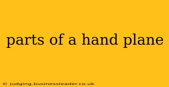parts of a hand plane