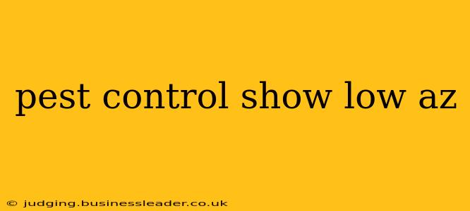 pest control show low az