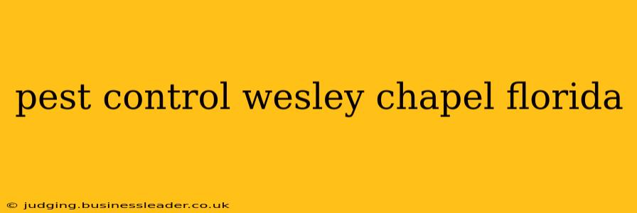 pest control wesley chapel florida