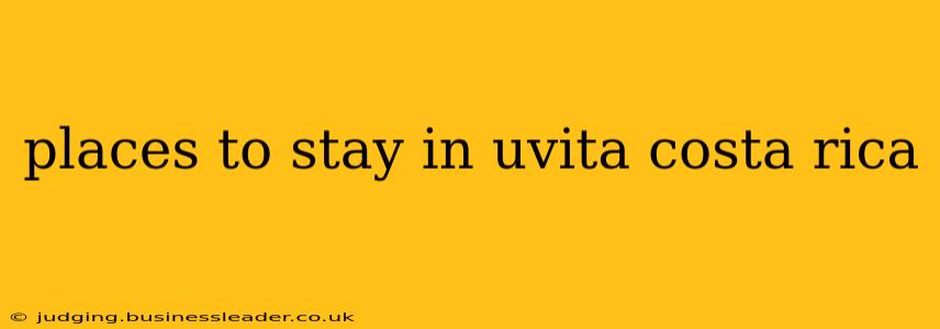 places to stay in uvita costa rica