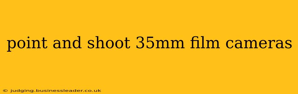 point and shoot 35mm film cameras