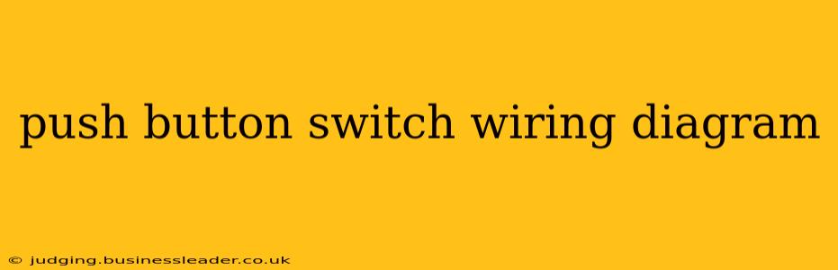push button switch wiring diagram
