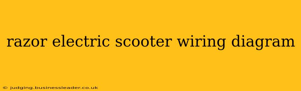 razor electric scooter wiring diagram