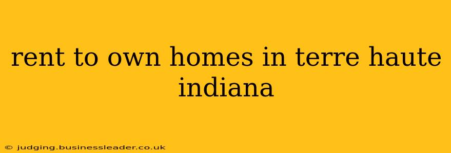 rent to own homes in terre haute indiana