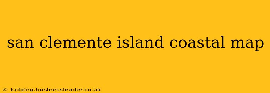 san clemente island coastal map