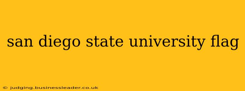 san diego state university flag