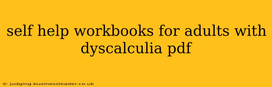 self help workbooks for adults with dyscalculia pdf