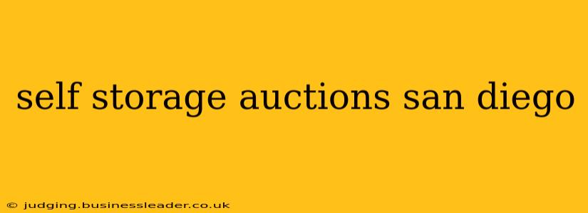 self storage auctions san diego