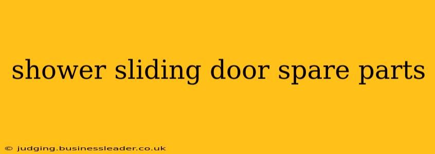 shower sliding door spare parts