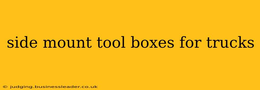 side mount tool boxes for trucks