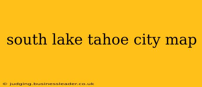 south lake tahoe city map