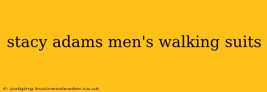 stacy adams men's walking suits