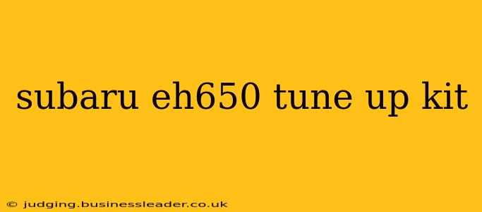 subaru eh650 tune up kit