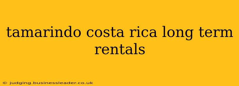 tamarindo costa rica long term rentals