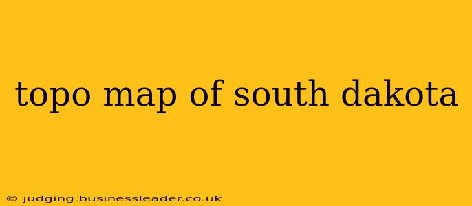 topo map of south dakota