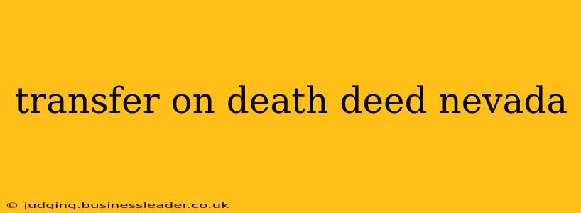 transfer on death deed nevada
