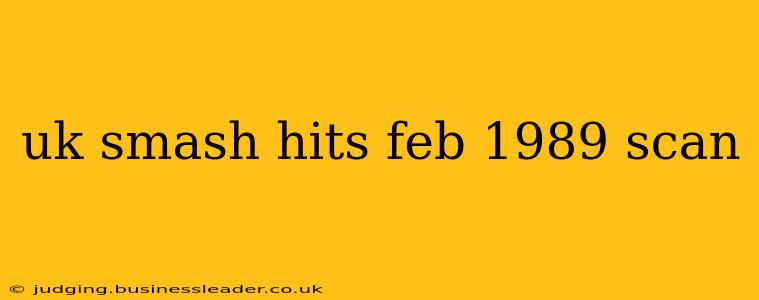 uk smash hits feb 1989 scan