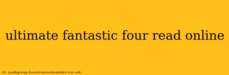 ultimate fantastic four read online