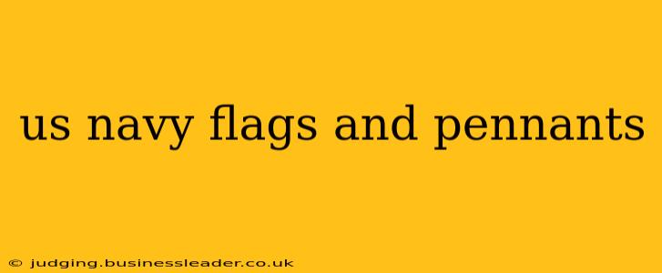 us navy flags and pennants