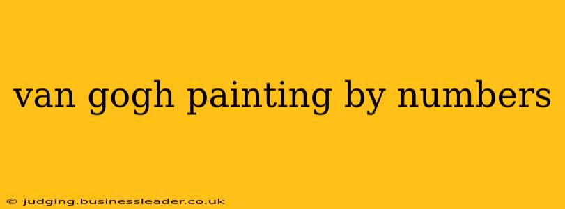 van gogh painting by numbers