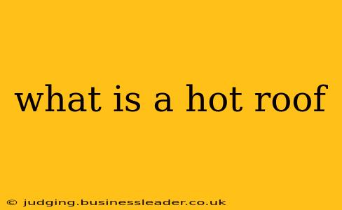 what is a hot roof