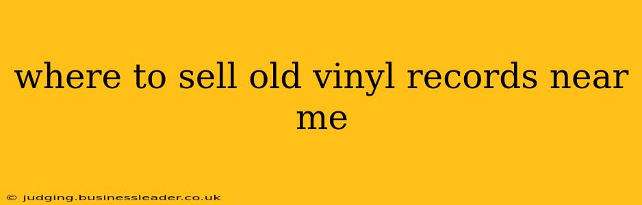 where to sell old vinyl records near me