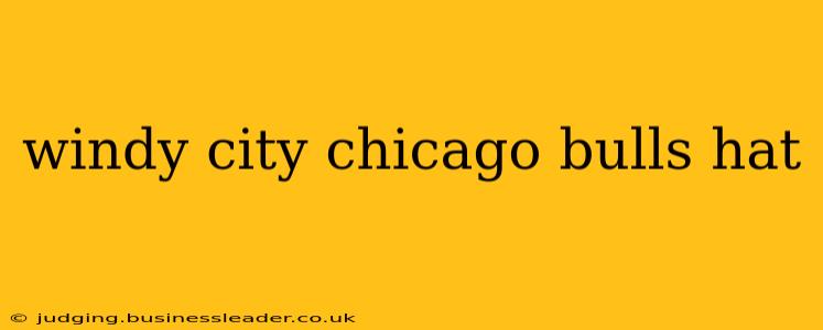 windy city chicago bulls hat