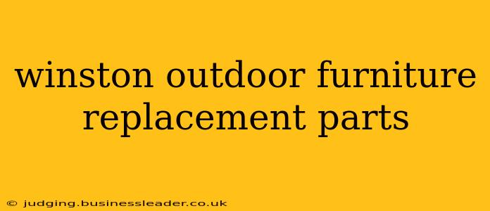 winston outdoor furniture replacement parts