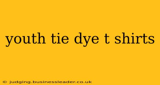 youth tie dye t shirts